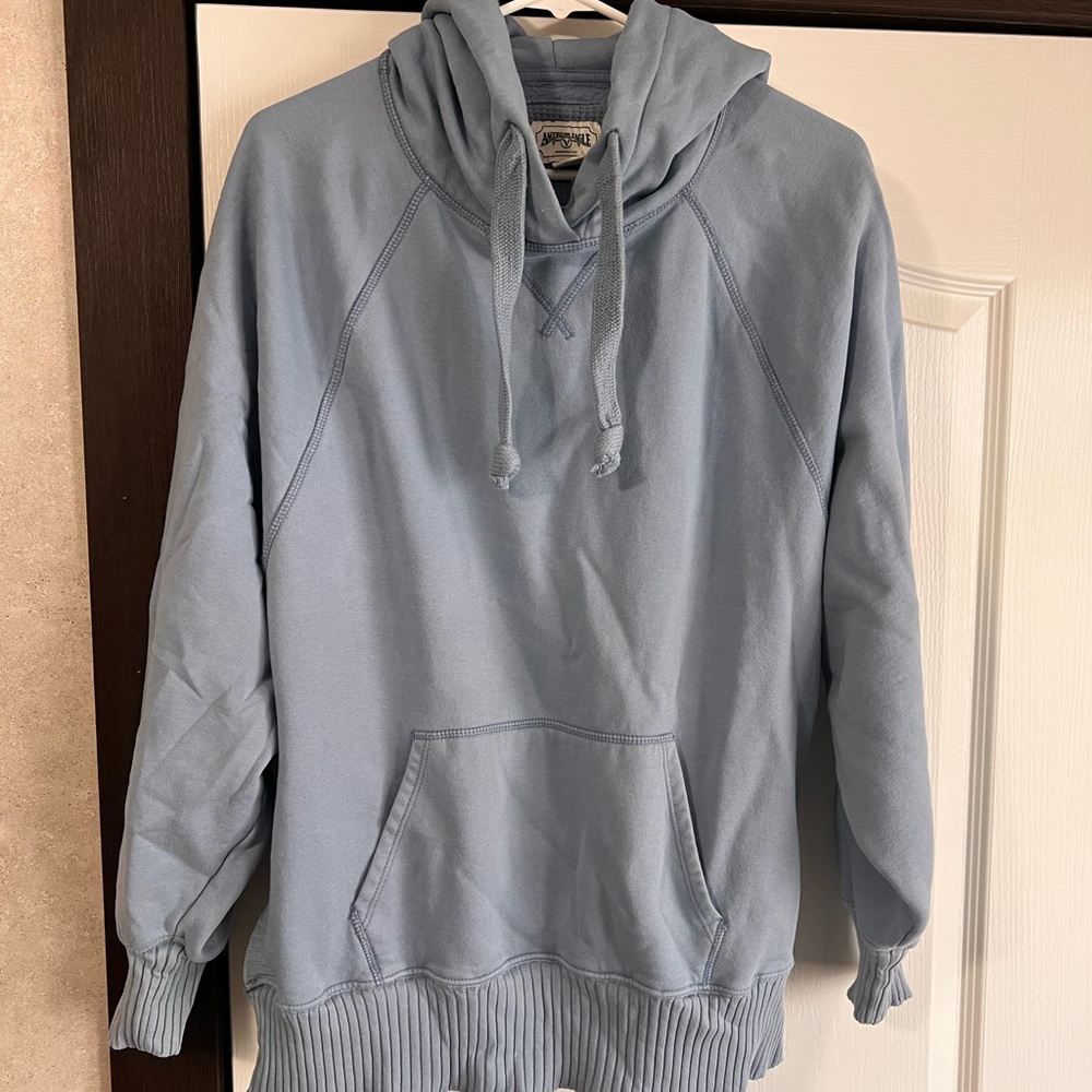 American Eagle Outfitters Blue Pullover Sweatshirt